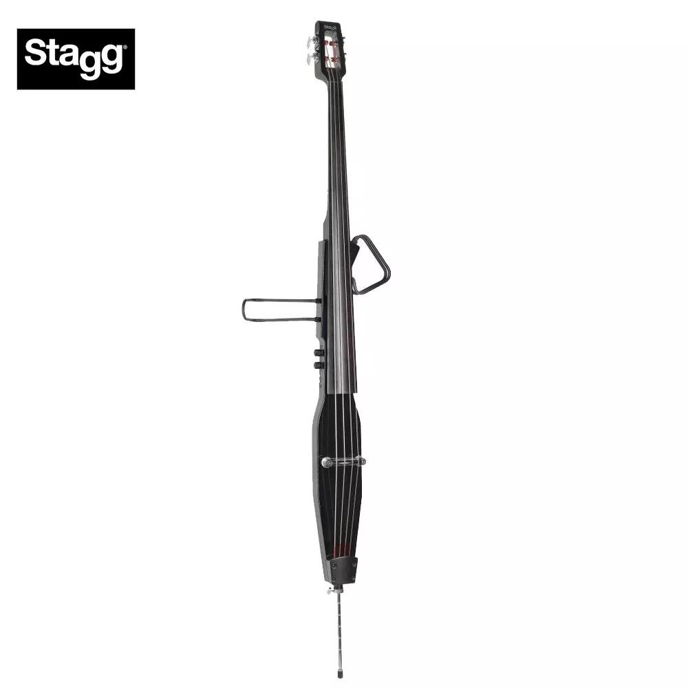 STAGG エレクトリック ダブルベース EDB 3/4 サイズ ブラック ギグバッグ付き ベース 高級 メイプル素材 ギター エレキ エレキギター