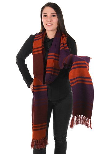 Fourth Doctor デラックス Purple Knit Scarf ハロウィン コスプレ 衣装  仮装 小道具 おもしろい  イベント パーティ ハロウィーン 学芸会