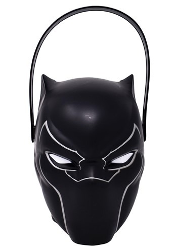 ブラック Panther Plastic Trick or Treat Pail ハロウィン コスプレ 衣装  仮装 小道具 おもしろい  イベント パーティ ハロウィーン 学芸会