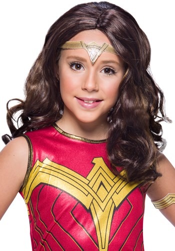 Wonder Woman キッズ ウィッグ ハロウィン コスプレ 衣装  仮装 小道具 おもしろい  イベント パーティ ハロウィーン 学芸会