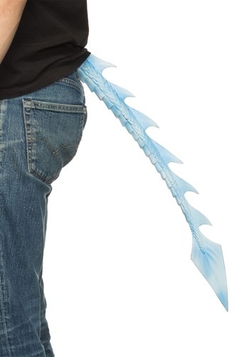 Ice Blue ドラゴン Tail ハロウィン コスプレ 衣装 仮装 小道具 おもしろい イベント パーティ ハロウィーン 学芸会
