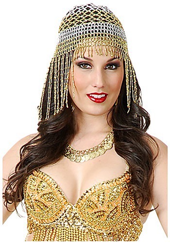 Beaded Belly Dancer Headpiece ハロウィン コスプレ 衣装 仮装 小道具 おもしろい イベント パーティ ハロウィーン 学芸会｜Mars shop