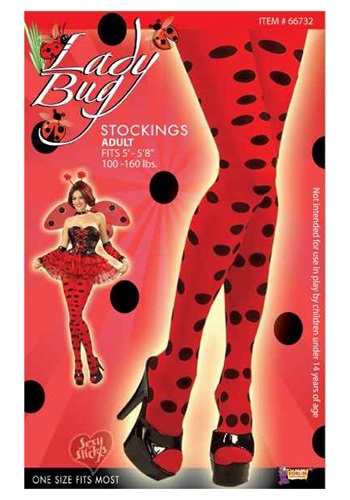 Lady Bug Stockings ハロウィン コスプレ 衣装  仮装 小道具 おもしろい  イベント パーティ ハロウィーン 学芸会