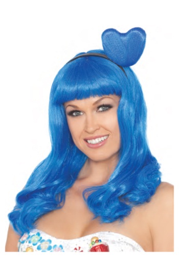 California Blue Candy 女の子 大人用 ウィッグ ハロウィン コスプレ 衣装  仮装 小道具 おもしろい  イベント パーティ ハロウィーン 学芸会