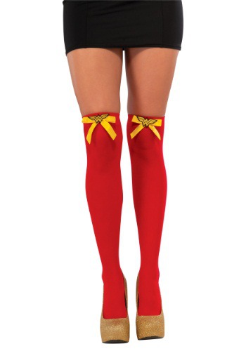 Wonder Woman Thigh High Stockings ハロウィン コスプレ 衣装  仮装 小道具 おもしろい  イベント パーティ ハロウィーン 学芸会