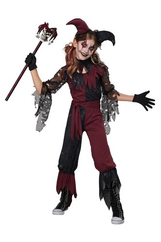 ガールズ Psycho Jester コスチューム ハロウィン 子ども コスプレ 衣装 仮装 こども イベント 子ども パーティ ハロウィーン 学芸会