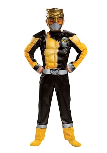 Classic Beast Morphers Power Rangers チャイルド Gold Ranger コスチューム ハロウィン 子ども コスプレ 衣装 仮装 こども イベント 子ども パーティ ハロウィーン 学芸会