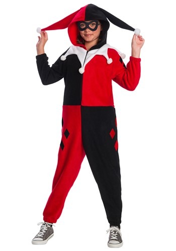 チャイルド Harley Quinn Jumpsuit ハロウィン 子ども コスプレ 衣装 仮装 こども イベント 子ども パーティ ハロウィーン 学芸会
