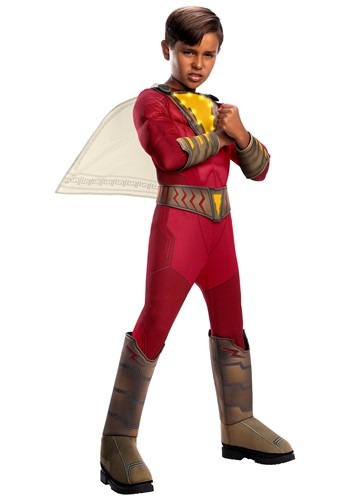 Shazam! デラックス キッズ Light-Up コスチューム ハロウィン 子ども コスプレ 衣装 仮装 こども イベント 子ども パーティ ハロウィーン 学芸会