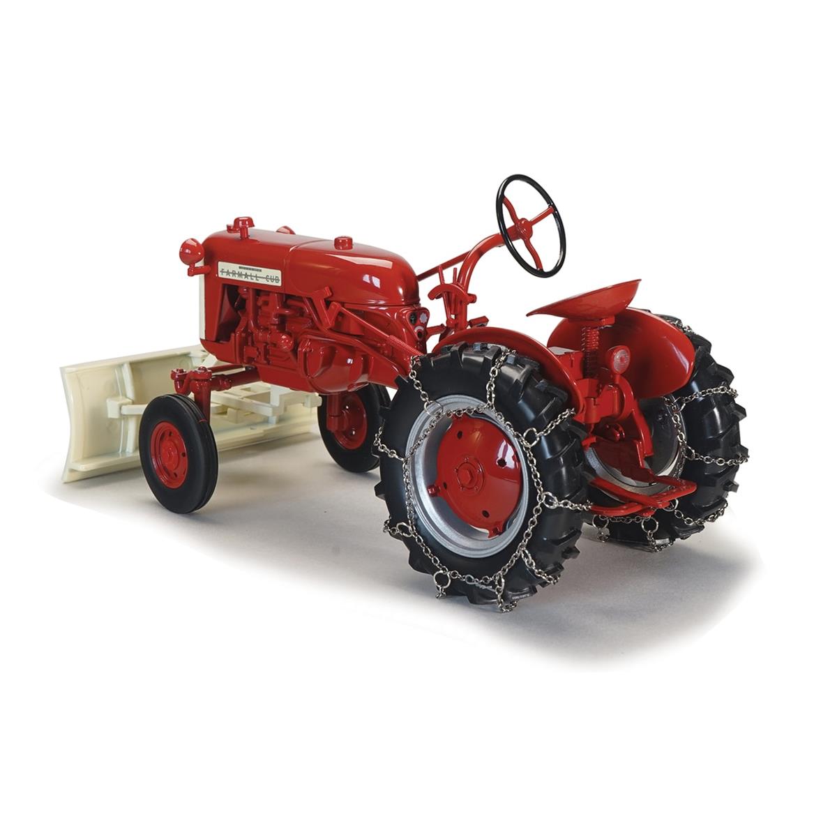 Speccast 1958 Farmall Cub Tractor with Plow Blade & Chains 1/16 Scale スケール ダイキャストミニカー ダイキャスト おもちゃ コレクション ミニチュア ダイカスト モデルカー ミニカー アメ車 ギフト プレゼント｜Mars shop