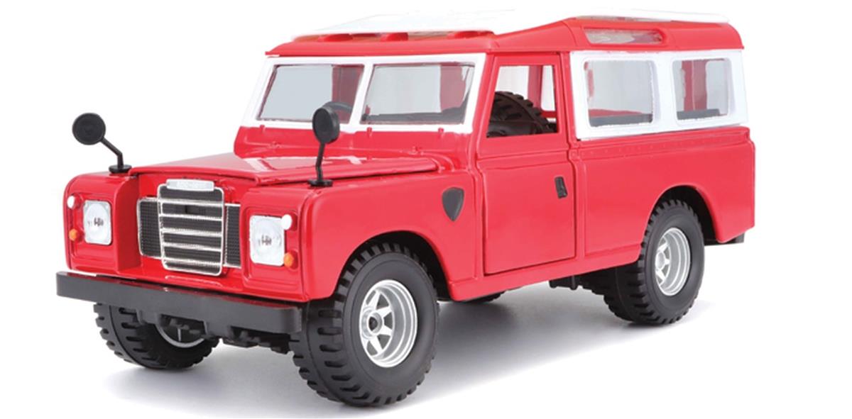 Bburago ブラーゴ Land Rover Series II 1/25 スケール | ダイキャストカー ダイキャスト 車のおもちゃ 車 おもちゃ コレクション ミニチュア ダイカスト モデルカー ミニカー アメ車 ギフト プレゼント