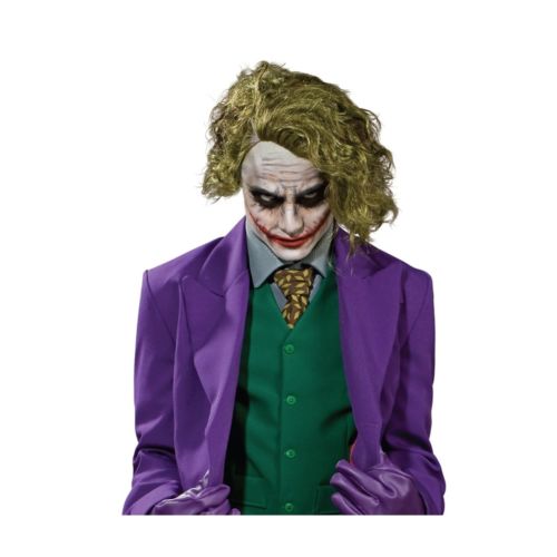 Batman The Joker Dark Knight Heath Ledger Fancy Dress Costume Size M-XL