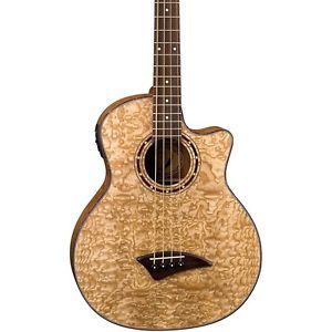 ディーン Dean Exotica Quilted Ash Acoustic-Electric Bass Natural