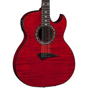ディーン Dean Exhibition Flame Maple Acoustic-エレキギター エレクトリックギター with Aphex Trans Red