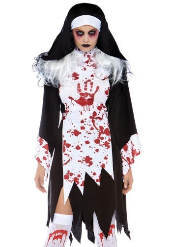 Deadly Nun 大人用 コスチューム ハロウィン レディース コスプレ 衣装 女性 仮装 女性用 イベント パーティ ハロウィーン 学芸会 学園祭 学芸会 ショー お遊戯会 二次会 忘年会 新年会 歓迎会 送迎会 出し物 余興 誕生日 発表会