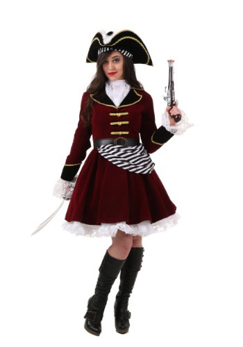 大きいサイズ Women's Captain Hook コスチューム with 帽子 ハット ハロウィン レディース コスプレ 衣装 女性 仮装 女性用 イベント パーティ ハロウィーン 学芸会｜Mars shop