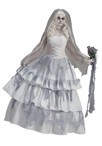 \29・30日 全品P5倍/Victorian Ghost Bride コスチューム ハロウィン レディース コスプレ 衣装 女性 仮装 女性用 イベント パーティ ハロウィーン 学芸会