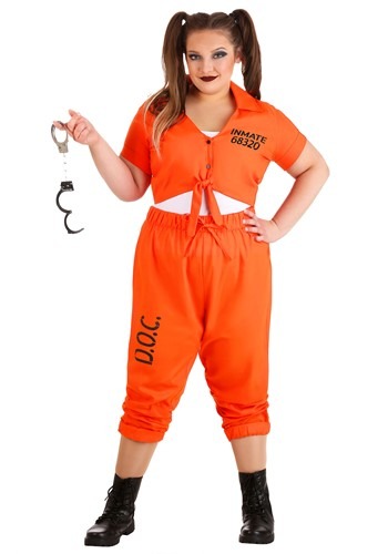 大きいサイズ Orange Inmate Prisoner コスチューム ハロウィン レディース コスプレ 衣装 女性 仮装 女性用 イベント パーティ ハロウィーン 学芸会|Mars shop