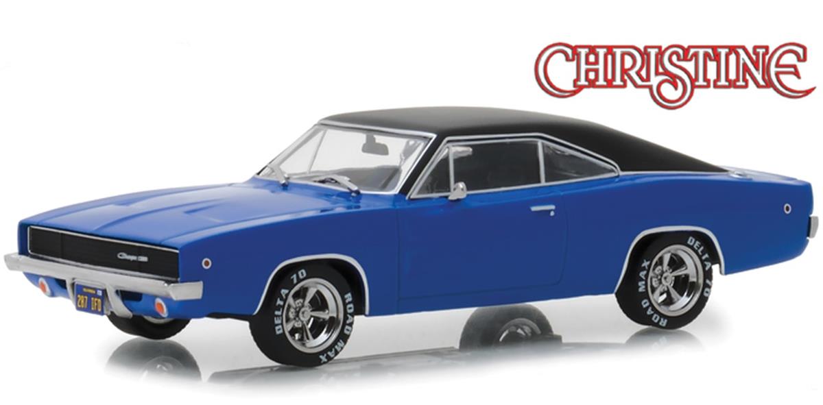 Greenlight Dennis Guilder's Christine 1968 Dodge ダッジ Charger R/T 1/43 スケール | ダイキャストカー ダイキャスト 車のおもちゃ 車 おもちゃ コレクション ミニチュア ダイカスト モデルカー ミニカー アメ車 ギフト プレゼント