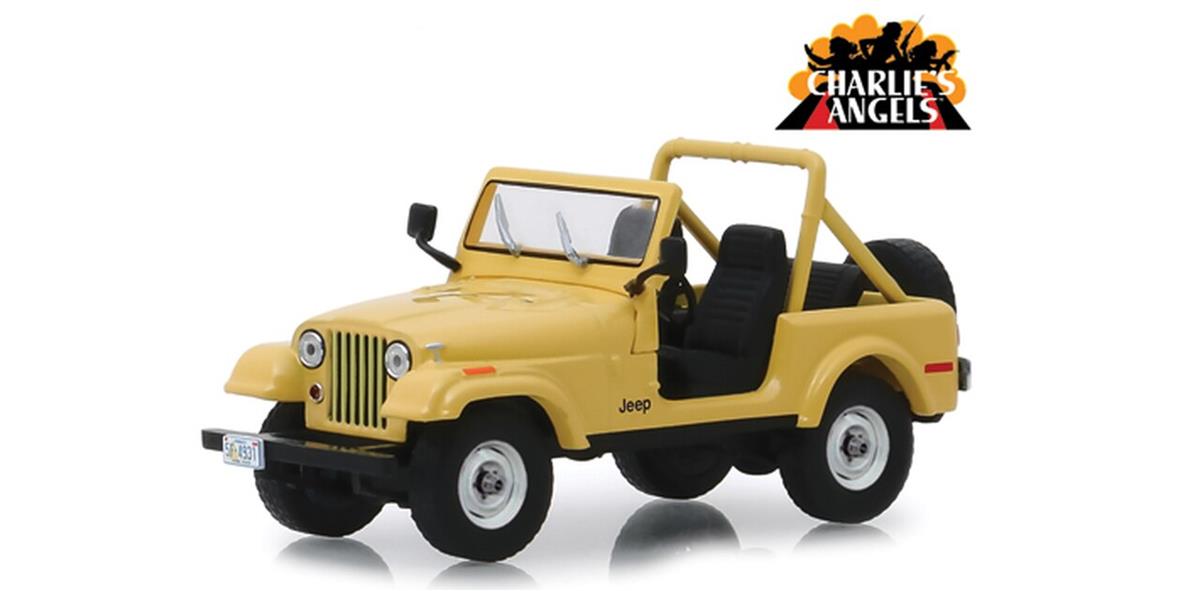 Greenlight Charlie's Angels Jeep ジープ CJ-5 1/43 スケール | ダイキャストカー ダイキャスト 車のおもちゃ 車 おもちゃ コレクション ミニチュア ダイカスト モデルカー ミニカー アメ車 ギフト プレゼント
