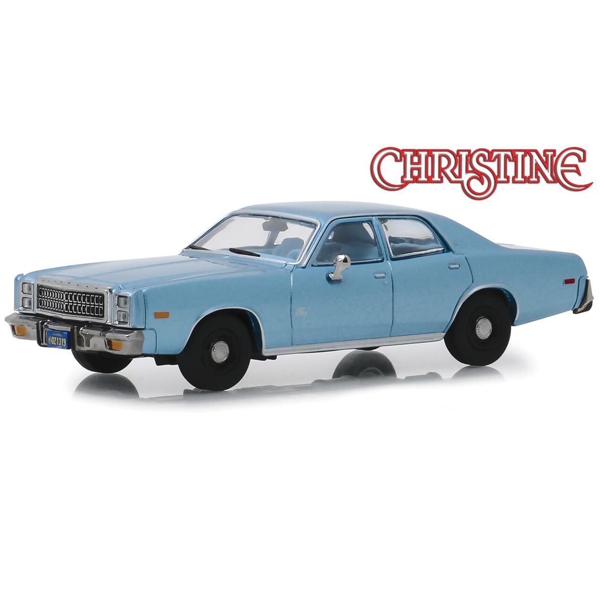 Greenlight Detective Junkins 1977 Plymouth プリムス Fury Police|Fire|EMS Car Christine 1/43 スケール | ダイキャストカー ダイキャスト 車のおもちゃ 車 おもちゃ コレクション ミニチュア ダイカスト モデルカー ミニカー アメ車 ギフト プレゼント