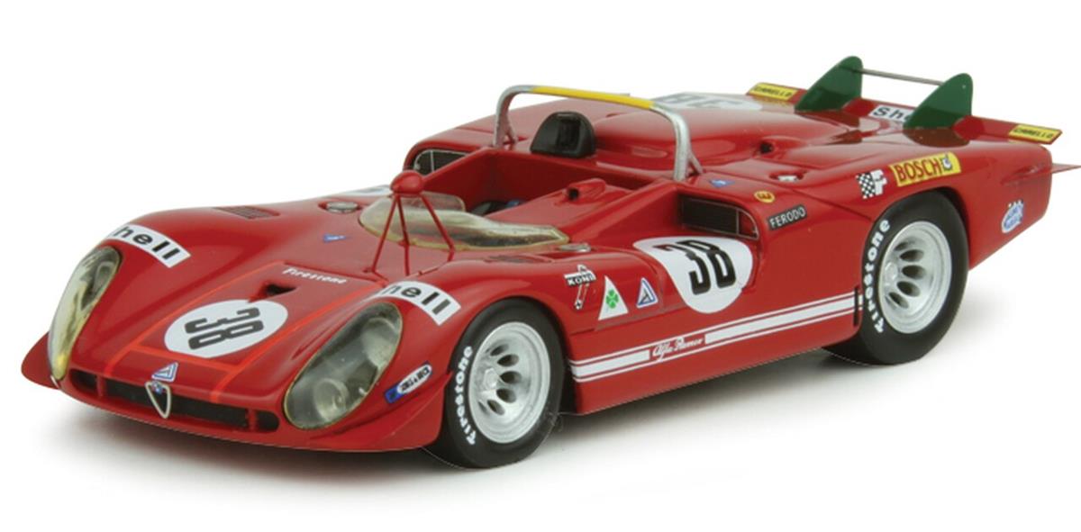 TSM Models 1970 Alfa Romeo アルファロメオ Tipo 33/3 スケール Le Mans #38 1/43 スケール | ダイキャストカー ダイキャスト 車のおもちゃ 車 おもちゃ コレクション ミニチュア ダイカスト モデルカー ミニカー アメ車 ギフト プレゼント|Mars shop