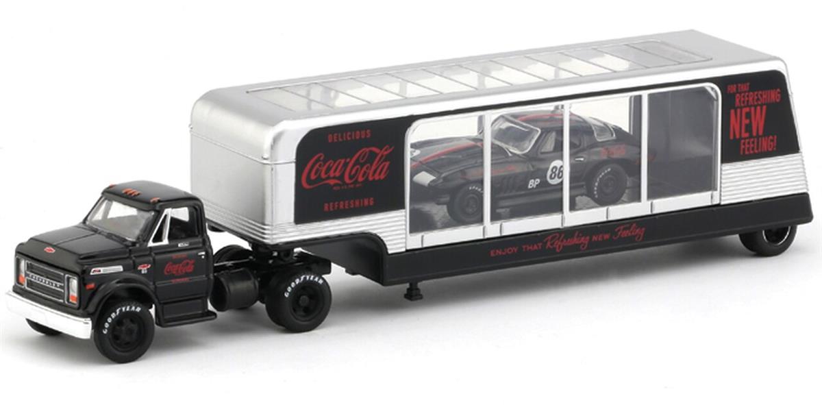 M2 Machines M2マシーンズ Coca-Cola Racing Corvette Diecast 1/64 スケール | ダイキャストカー ダイキャスト 車のおもちゃ 車 おもちゃ コレクション ミニチュア ダイカスト モデルカー ミニカー アメ車 ギフト プレゼント