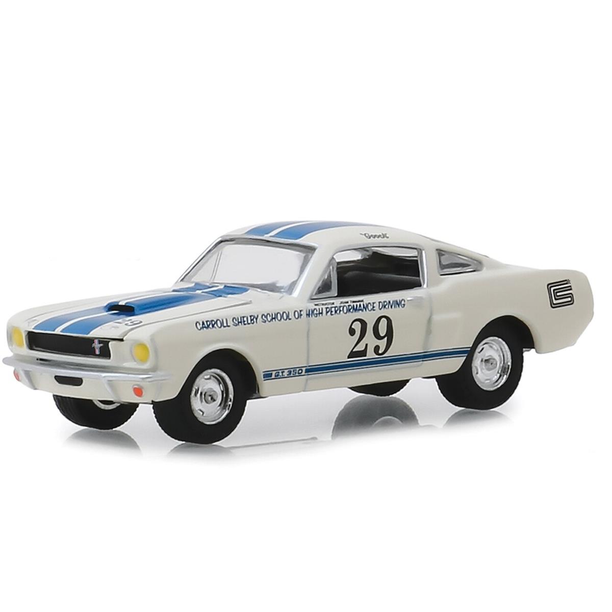 Greenlight 1965 Shelby シェルビー G.T. 350 #29 Shelby シェルビー Driving School 1/64 スケール | ダイキャストカー ダイキャスト 車のおもちゃ 車 おもちゃ コレクション ミニチュア ダイカスト モデルカー ミニカー アメ車 ギフト プレゼント