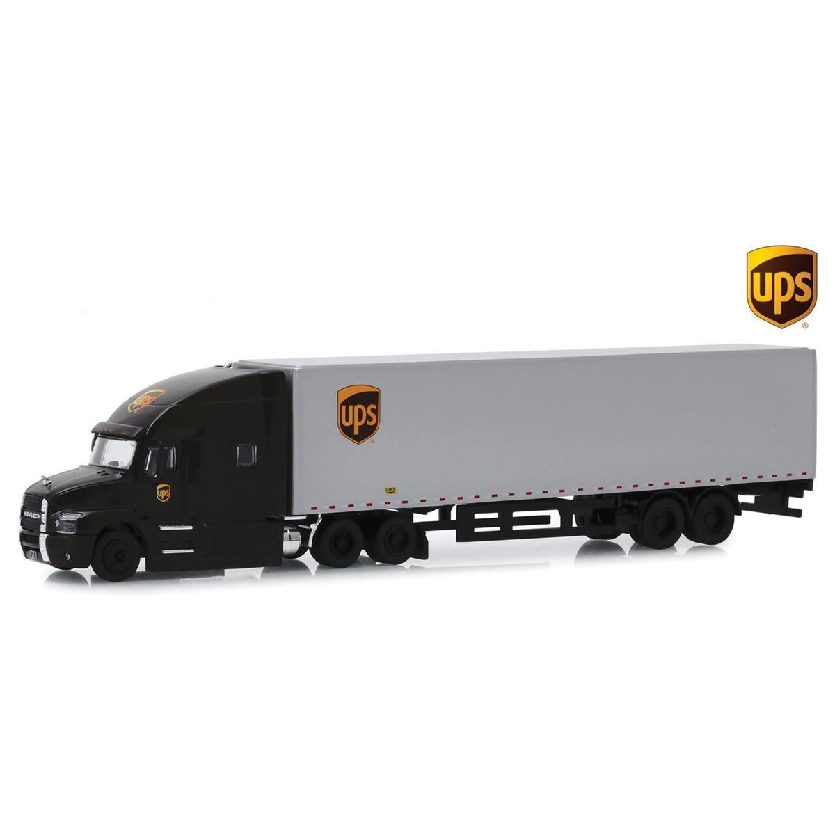 Greenlight 2019 Mack マック Anthem UPS Tractor Trailer 1/64 スケール | ダイキャストカー ダイキャスト 車のおもちゃ 車 おもちゃ コレクション ミニチュア ダイカスト モデルカー ミニカー アメ車 ギフト プレゼント｜Mars shop