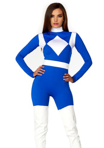 Women's Dominance Action Figure Blue Catsuit コスチューム クリスマス ハロウィン レディース コスプレ 衣装 女性 仮装 女性用 イベント パーティ ハロウィーン 学芸会｜Mars shop