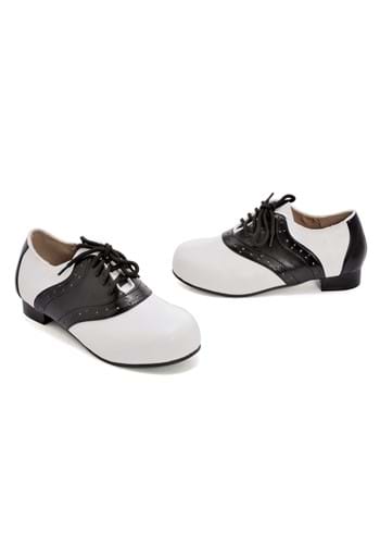 ブラック and ホワイト Saddle シューズ 靴 for 女の子s | コスプレ 衣装  仮装 小道具 おもしろい  イベント パーティ 発表会 デコレーション リボン アクセサリー メンズ レディース 子供 おしゃれ かわいい ギフト プレゼント