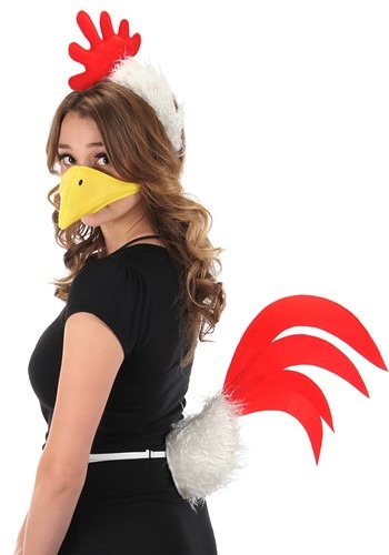 Chicken Elastic Perky Tail | コスプレ 衣装  仮装 小道具 おもしろい  イベント パーティ 発表会 デコレーション リボン アクセサリー メンズ レディース 子供 おしゃれ かわいい ギフト プレゼント
