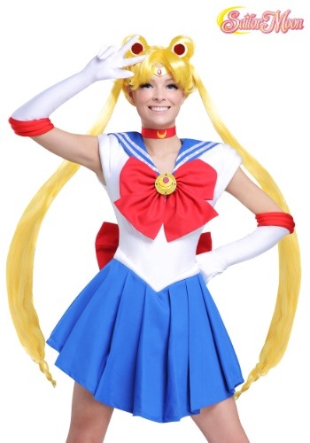 Sailor Moon ウィッグ | コスプレ 衣装  仮装 小道具 おもしろい  イベント パーティ 発表会 デコレーション リボン アクセサリー メンズ レディース 子供 おしゃれ かわいい ギフト プレゼント