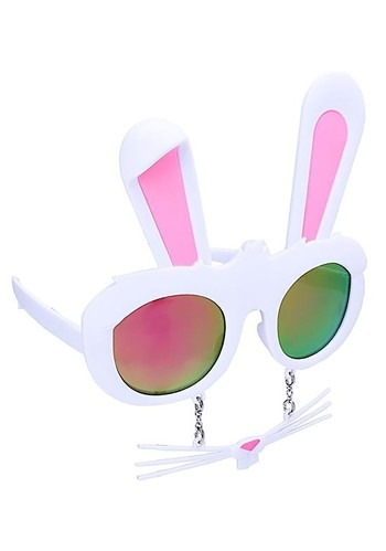 うさぎ バニー - サングラス 眼鏡 | コスプレ 衣装  仮装 小道具 おもしろい  イベント パーティ 発表会 デコレーション リボン アクセサリー メンズ レディース 子供 おしゃれ かわいい ギフト プレゼント
