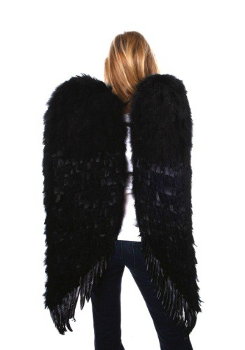 Large ブラック Feather Angel 羽 | コスプレ 衣装 仮装 小道具 おもしろい イベント パーティ 発表会 デコレーション リボン アクセサリー メンズ レディース 子供 おしゃれ かわいい ギフト プレゼント