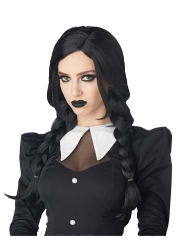 Dark Gothic ブラック Braids コスチューム ウィッグ | コスプレ 衣装  仮装 小道具 おもしろい  イベント パーティ 発表会 デコレーション リボン アクセサリー メンズ レディース 子供 おしゃれ かわいい ギフト プレゼント