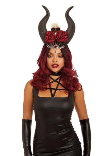Horn & Skull Women's Headpiece | コスプレ 衣装  仮装 小道具 おもしろい  イベント パーティ 発表会 デコレーション リボン アクセサリー メンズ レディース 子供 おしゃれ かわいい ギフト プレゼント