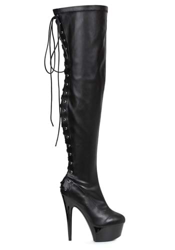 ブラック Lace Thigh High ブーツ for Women | コスプレ 衣装  仮装 小道具 おもしろい  イベント パーティ 発表会 デコレーション リボン アクセサリー メンズ レディース 子供 おしゃれ かわいい ギフト プレゼント