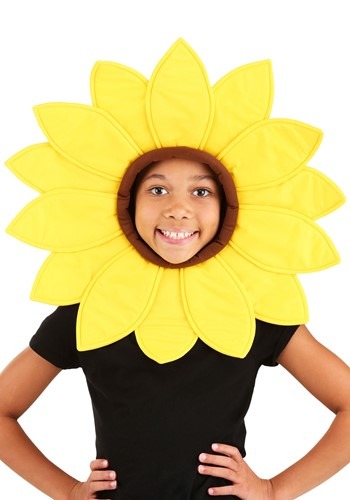 デラックス Sunny Sunflower Hood | コスプレ 衣装  仮装 小道具 おもしろい  イベント パーティ 発表会 デコレーション リボン アクセサリー メンズ レディース 子供 おしゃれ かわいい ギフト プレゼント
