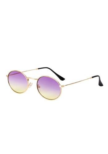 Purple Fade Hippie サングラス 眼鏡 | コスプレ 衣装  仮装 小道具 おもしろい  イベント パーティ 発表会 デコレーション リボン アクセサリー メンズ レディース 子供 おしゃれ かわいい ギフト プレゼント