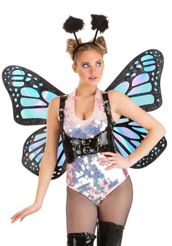 Holographic Butterfly 羽 for Women | コスプレ 衣装  仮装 小道具 おもしろい  イベント パーティ 発表会 デコレーション リボン アクセサリー メンズ レディース 子供 おしゃれ かわいい ギフト プレゼント