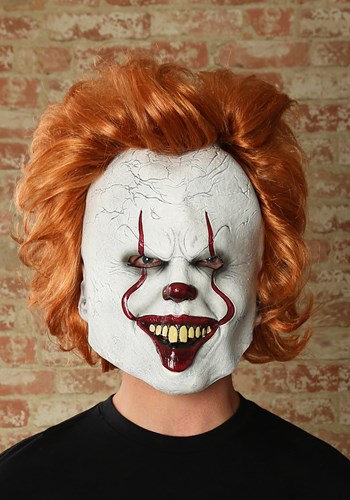 IT Movie Pennywise デラックス 大人用 マスク | コスプレ 衣装 仮装 小道具 おもしろい イベント パーティ 発表会 デコレーション リボン アクセサリー メンズ レディース 子供 おしゃれ かわいい ギフト プレゼント｜Mars shop