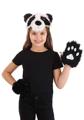 パンダ 動物 Plush Kit with ヘッドバンド and Paws | コスプレ 衣装  仮装 小道具 おもしろい  イベント パーティ 発表会 デコレーション リボン アクセサリー メンズ レディース 子供 おしゃれ かわいい ギフト プレゼント