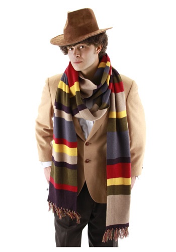Fourth Doctor Who Long Scarf | コスプレ 衣装  仮装 小道具 おもしろい  イベント パーティ 発表会 デコレーション リボン アクセサリー メンズ レディース 子供 おしゃれ かわいい ギフト プレゼント