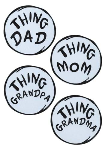 Dr. Seuss: Cat in the 帽子 ハット Family of All Things Patch Set | コスプレ 衣装  仮装 小道具 おもしろい  イベント パーティ 発表会 デコレーション リボン アクセサリー メンズ レディース 子供 おしゃれ かわいい ギフト プレゼント