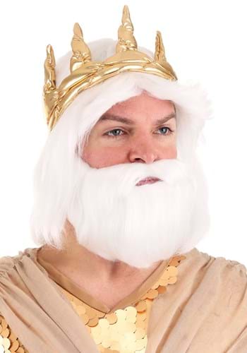 大人用 King Neptune ウィッグ and くま ベアーd Set | コスプレ 衣装  仮装 小道具 おもしろい  イベント パーティ 発表会 デコレーション リボン アクセサリー メンズ レディース 子供 おしゃれ かわいい ギフト プレゼント