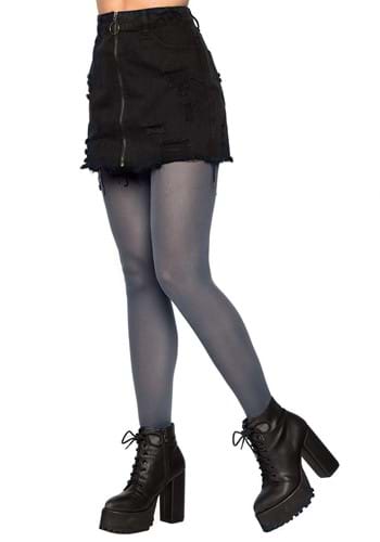Grey Nylon Opaque Tights for Women | コスプレ 衣装  仮装 小道具 おもしろい  イベント パーティ 発表会 デコレーション リボン アクセサリー メンズ レディース 子供 おしゃれ かわいい ギフト プレゼント
