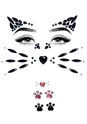 Adhesive Face Animal Jewel Kit | コスプレ 衣装  仮装 小道具 おもしろい  イベント パーティ 発表会 デコレーション リボン アクセサリー メンズ レディース 子供 おしゃれ かわいい ギフト プレゼント