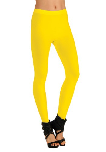 Women's Yellow Leggings | コスプレ 衣装 仮装 小道具 おもしろい イベント パーティ 発表会 デコレーション リボン アクセサリー メンズ レディース 子供 おしゃれ かわいい ギフト プレゼント
