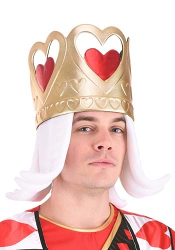 King of Hearts コスチューム Crown | コスプレ 衣装  仮装 小道具 おもしろい  イベント パーティ 発表会 デコレーション リボン アクセサリー メンズ レディース 子供 おしゃれ かわいい ギフト プレゼント